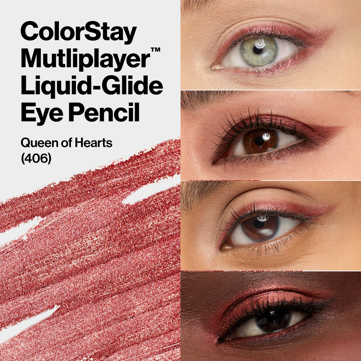 Swatch of REVLON ColorStay Eye Pencil in Queen of Hearts