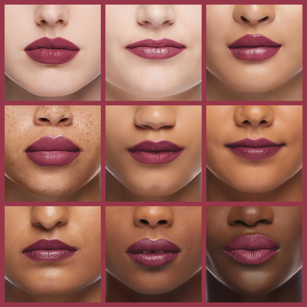 Swatch of REVLON ColorStay Ultimate Liquid Lipstick Miracle Mauve on skin