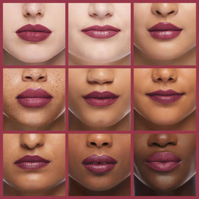 Swatch of REVLON ColorStay Ultimate Liquid Lipstick Miracle Mauve on skin