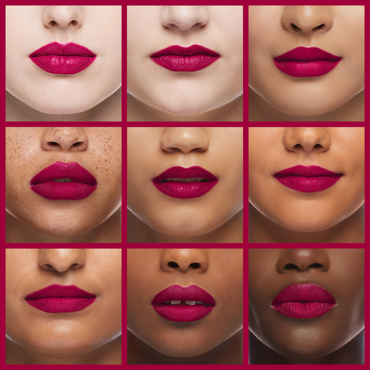 Swatch of REVLON Super Lustrous Luscious Mattes Lipstick on skin