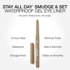 Swatch of stila Cashmere Gel Eyeliner on skin