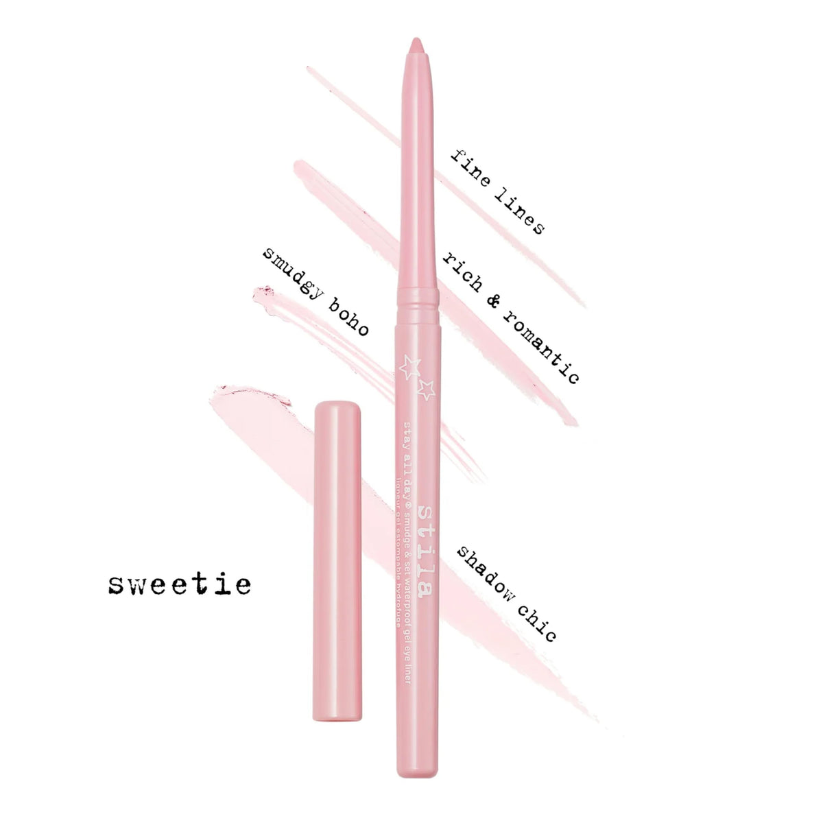 swatch of stila Stay All Day Smudge & Set Waterproof Gel Eyeliner Sweetie
