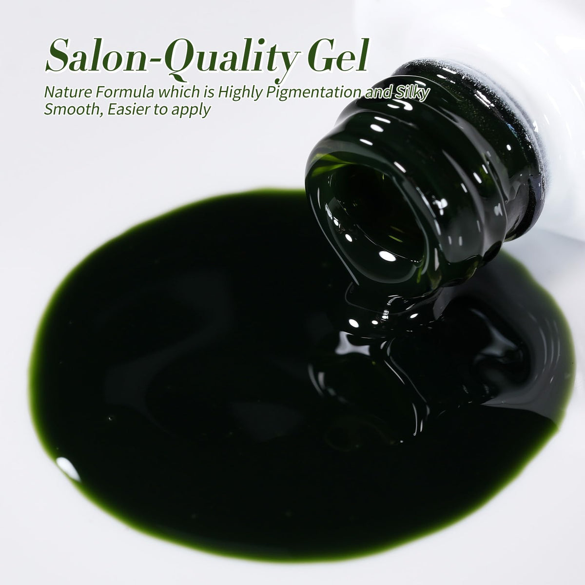 Swatches of all six colours in Born Pretty gel polish set
