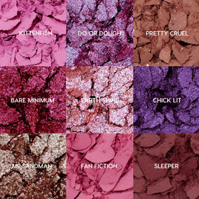 Swatches of ColourPop It's My Pleasure eyeshadow shades