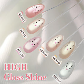 Swatches of Double Rhythm Gel Nail Polish colours