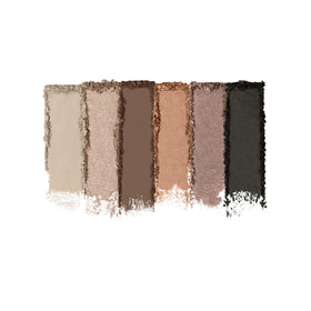 Swatches of Milani Gilded Mini Eyeshadow shades on skin