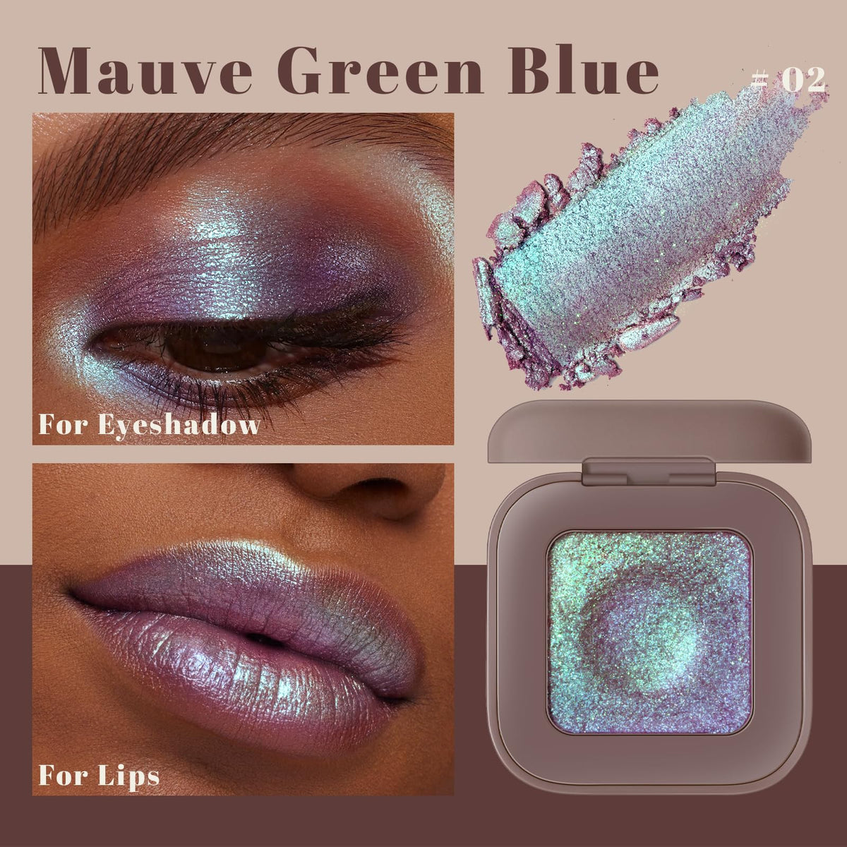 Swatches of Noerrors Duochrome Glitter Eyeshadow