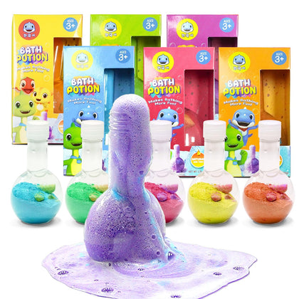 SWCANDY Kids Bath Potion 6-Pack front view with colourful packaging