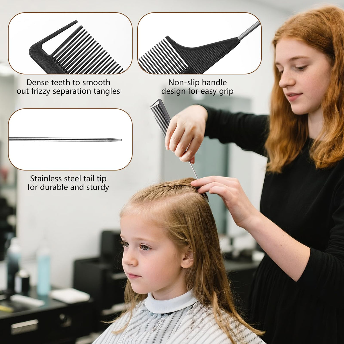 SWEET VIEW Boar Bristle Hair Brush in a lifestyle setting