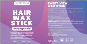 SWEET VIEW Hair Wax Stick in use during a performance
