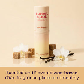Sweetums Brown Sugar Vanilla Solid Perfume Stick side view