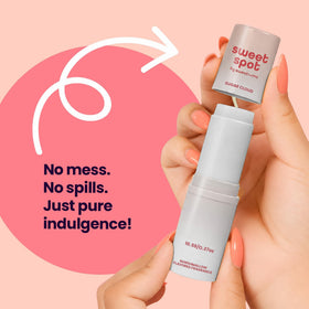 Sweetums SweetSpot Marshmallow Perfume Stick cap off