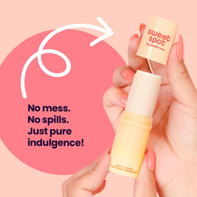 Sweetums SweetSpot Peach Perfume Stick close-up of stick