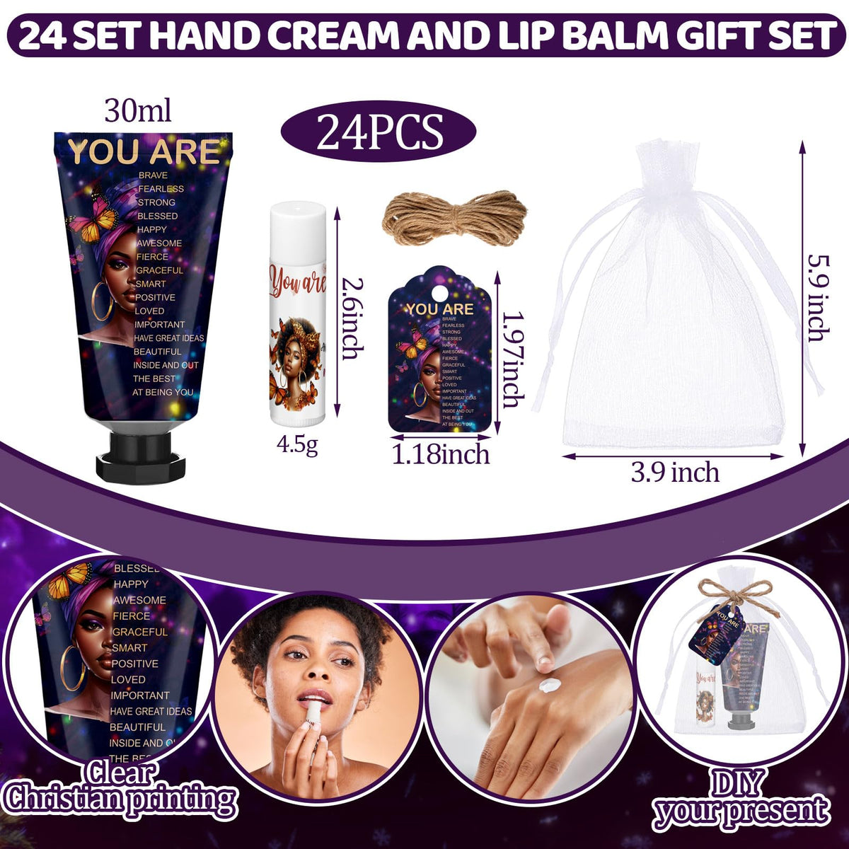 Swiffen Christian Lip Balm hand cream in a lifestyle setting