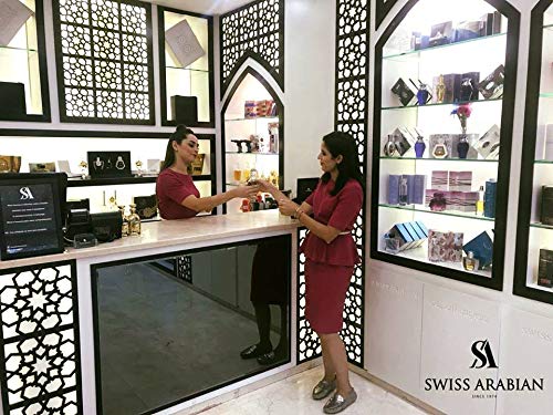 Swiss Arabian Jamila perfume oil in a lifestyle setting