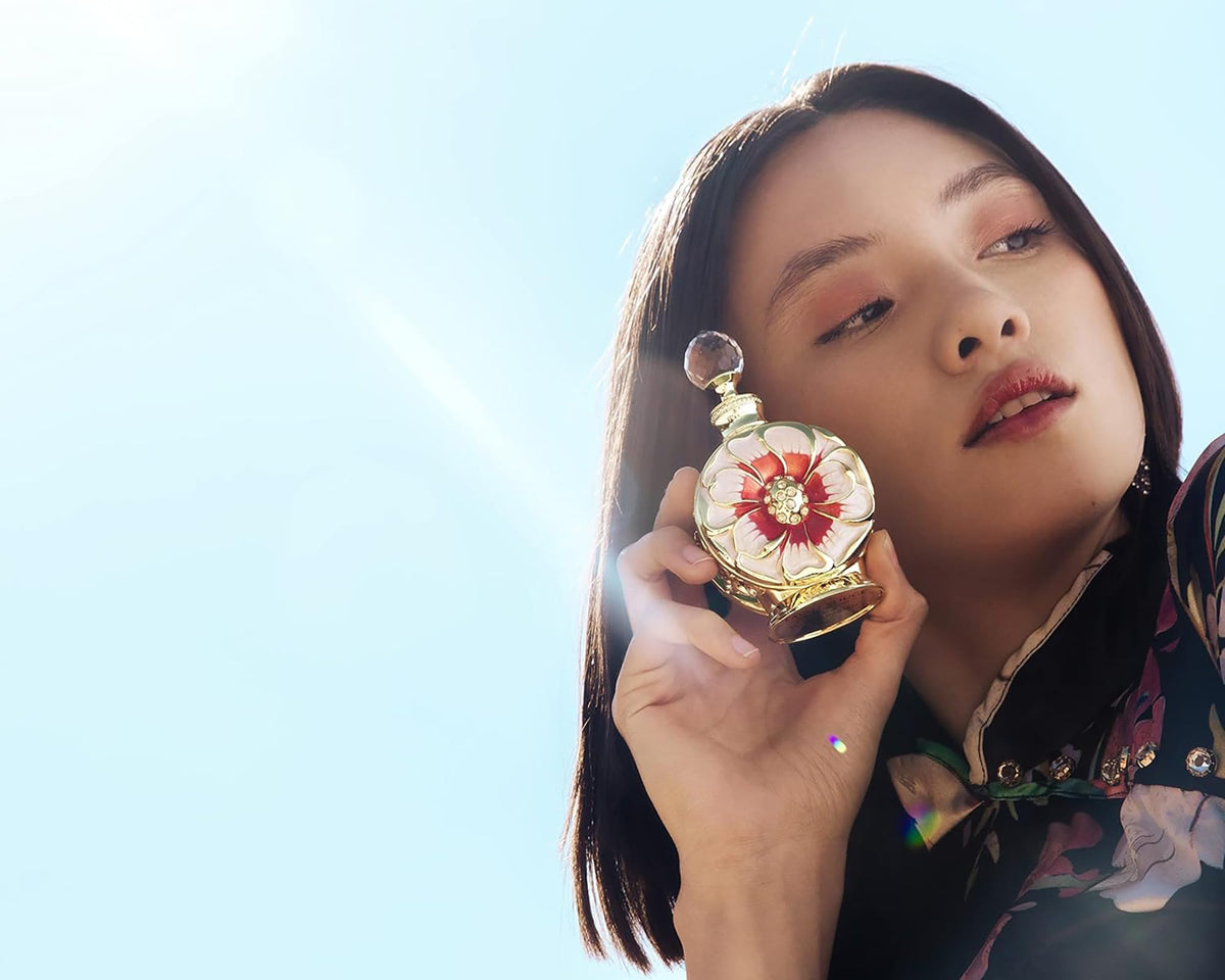 Swiss Arabian Layali Rouge perfume oil with tropical fruits