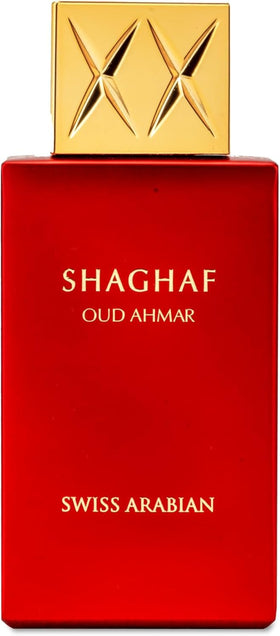 Swiss Arabian Shaghaf Oud Ahmar Eau de Parfum 2.5 oz front view