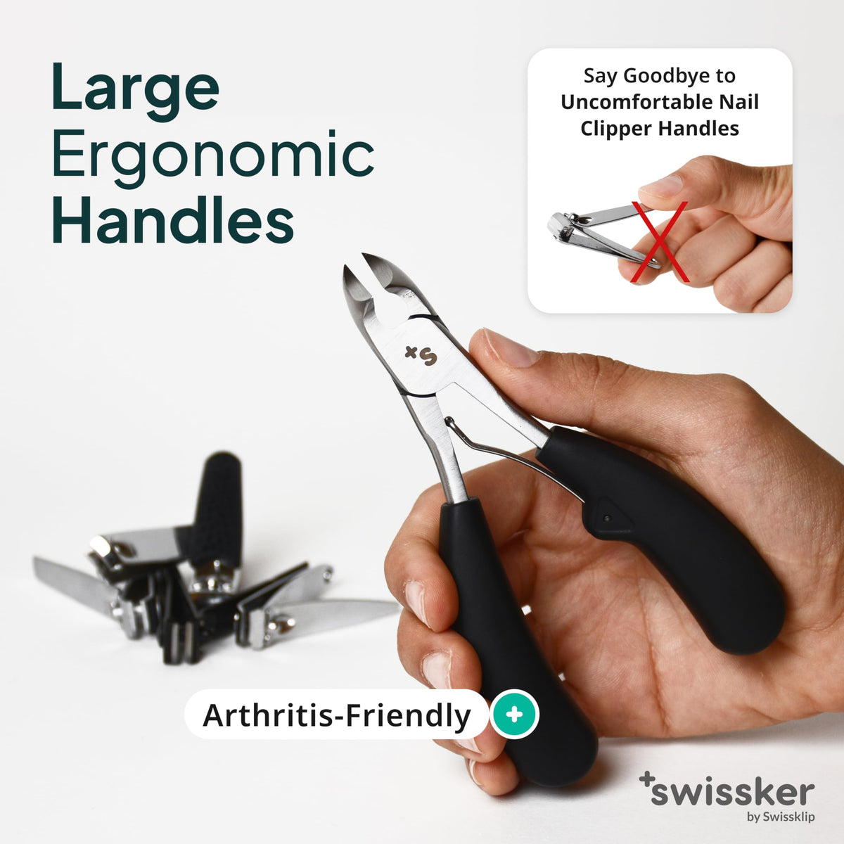 Swissklip Heavy Duty Toenail Clippers with packaging