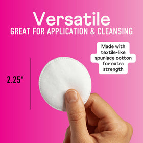 Swisspers Premium Cotton Rounds with green packaging