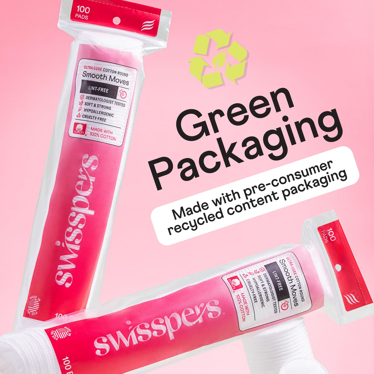 Swisspers Ultra-Luxe Cotton Rounds for pet care
