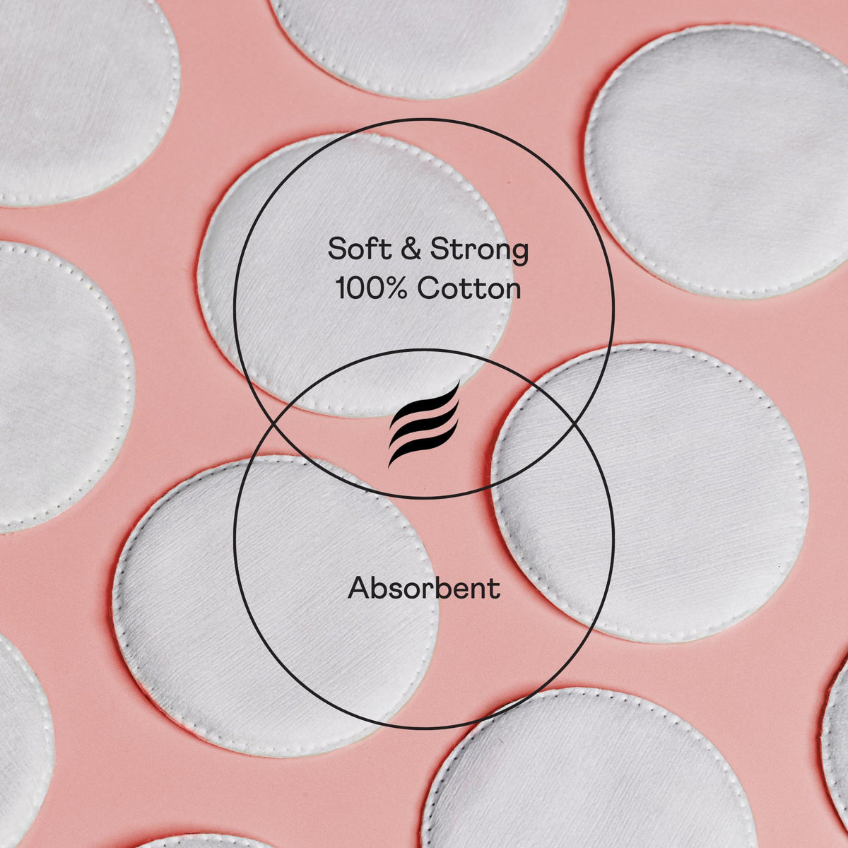 Swisspers Ultra-Luxe Cotton Rounds resealable packaging