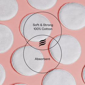Swisspers Ultra-Luxe Cotton Rounds resealable packaging