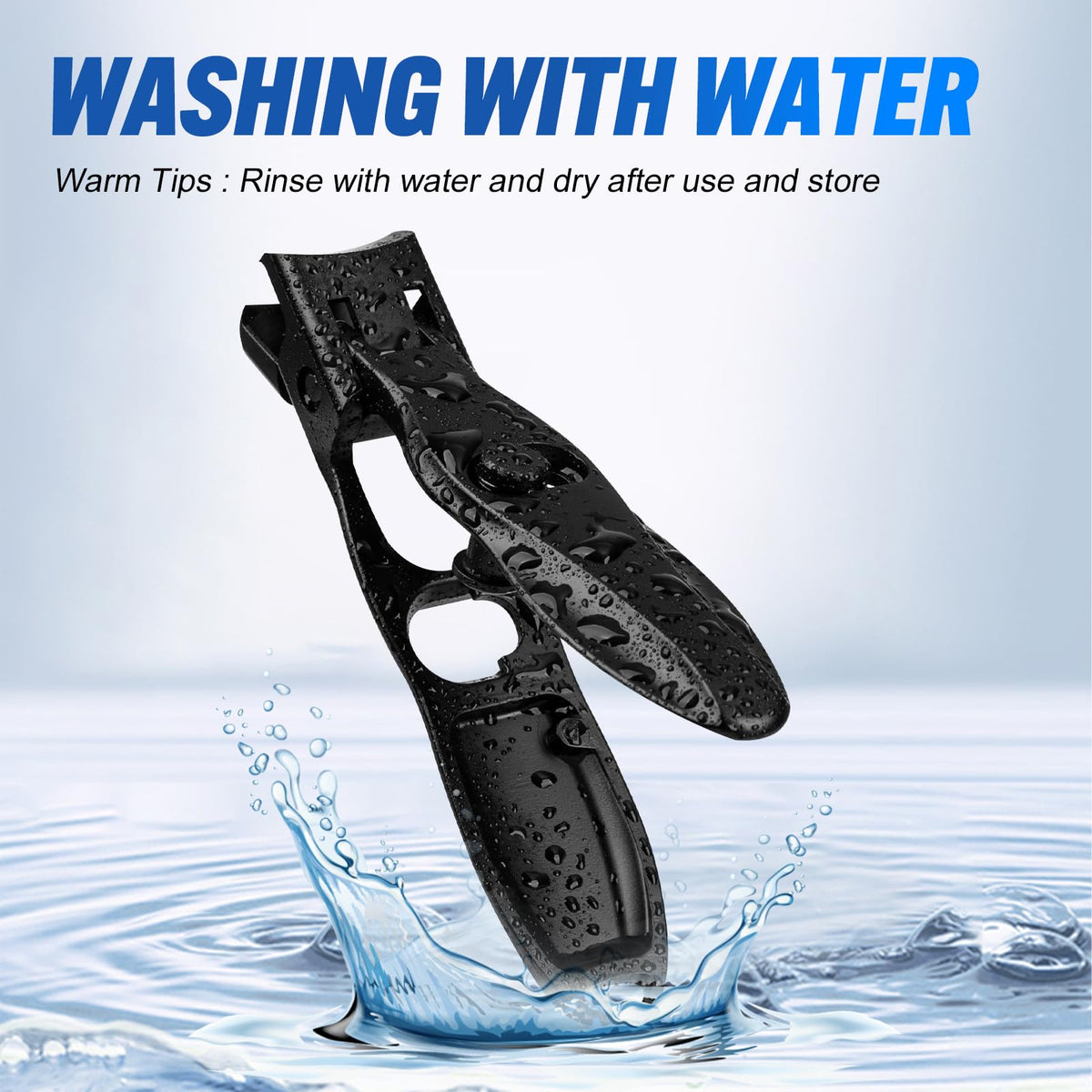 Swocky Wide Jaw Nail Clippers in packaging