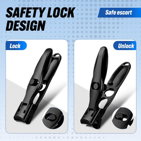 Swocky Wide Jaw Nail Clippers showing extra-wide jaw opening