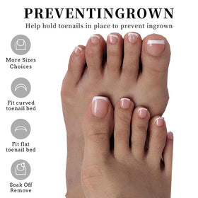 SWRITATSK toenail tips in various sizes displayed