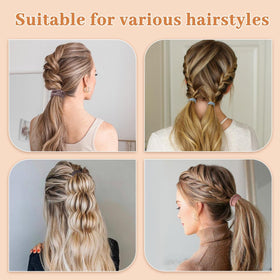 SYGY hair ties in use during yoga session