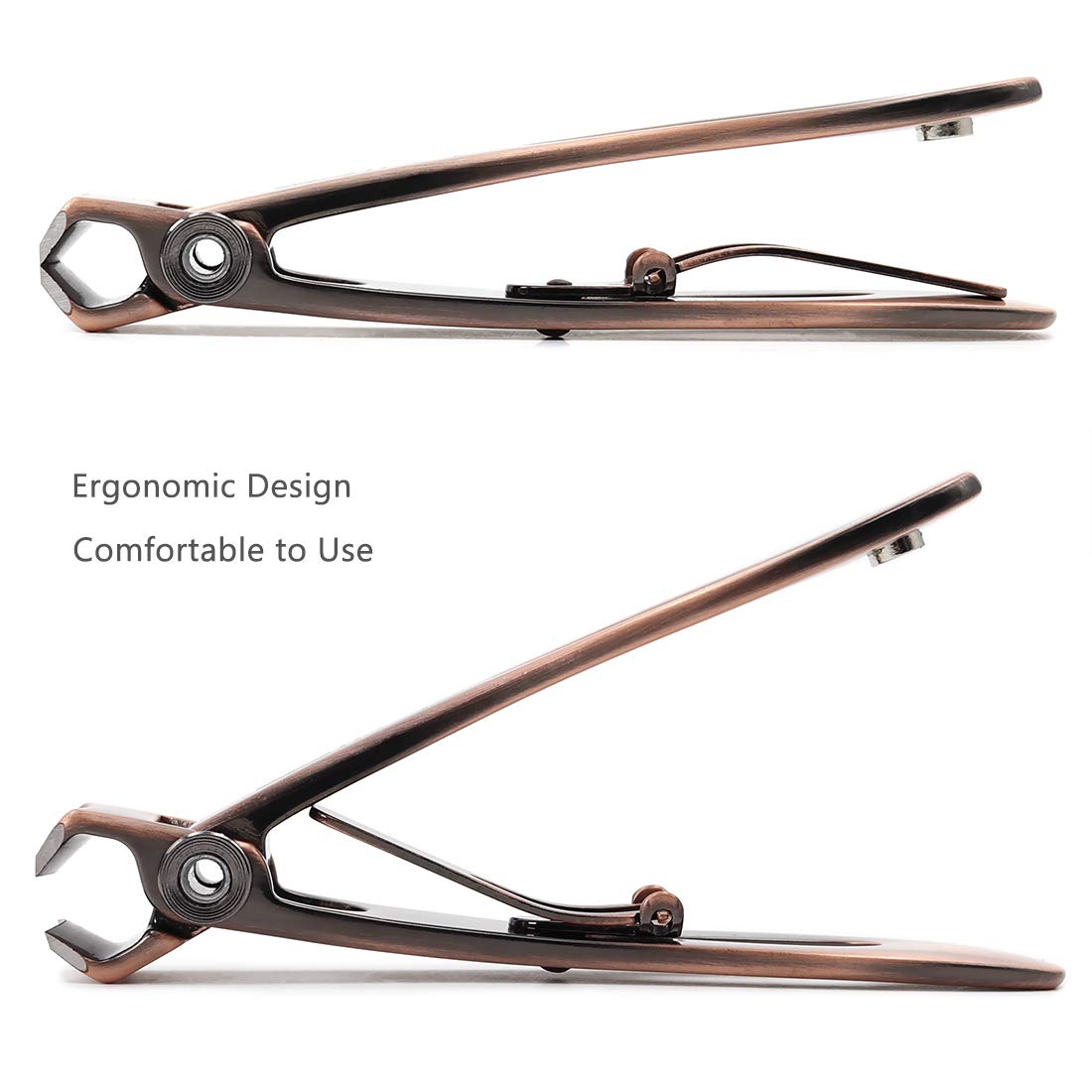 SZQHT nail clippers ergonomic handle close-up