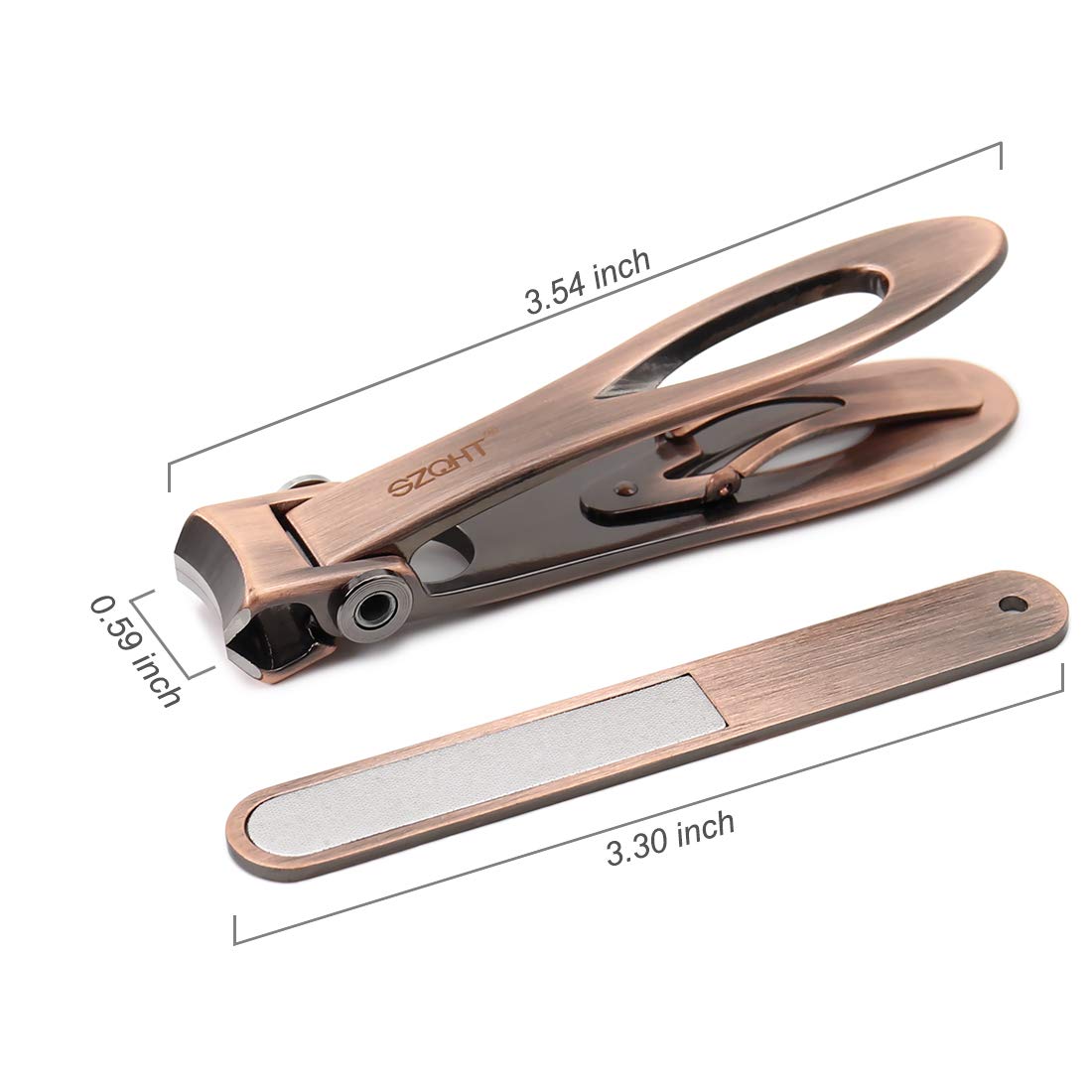 SZQHT nail clippers set with file and packaging
