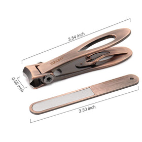 SZQHT nail clippers set with file and packaging
