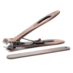 SZQHT Ultra Wide Jaw Nail Clippers Set front view with file