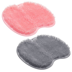 SZZYXD Shower Foot Scrubber Mat front view with suction cups