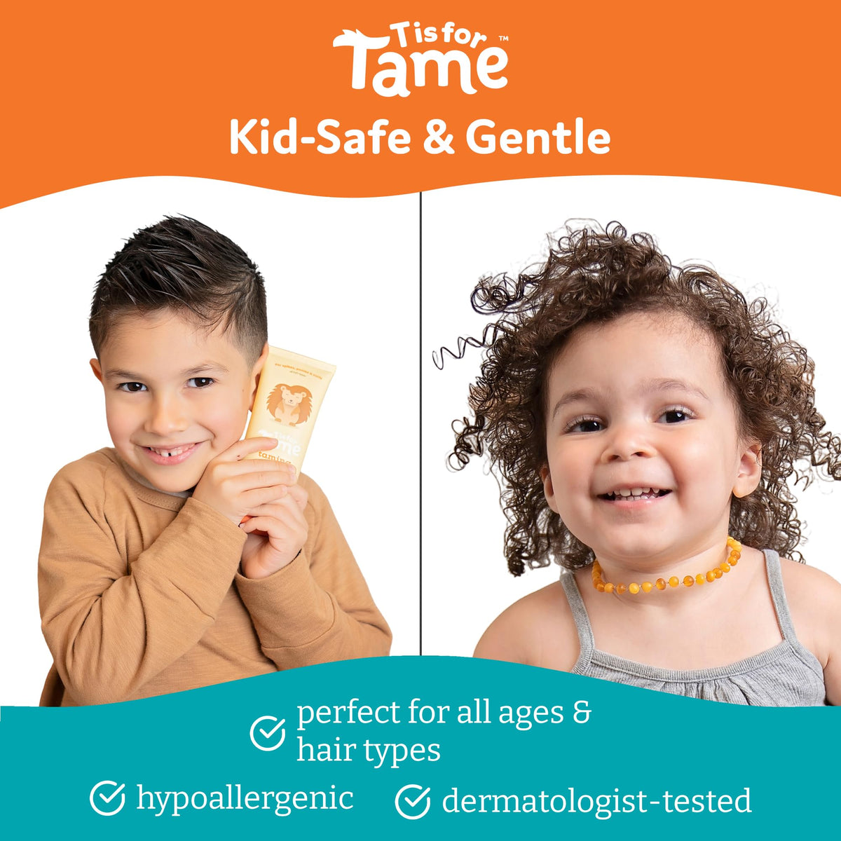 T is for Tame Hair Taming Gel and Wand Bundle displayed together