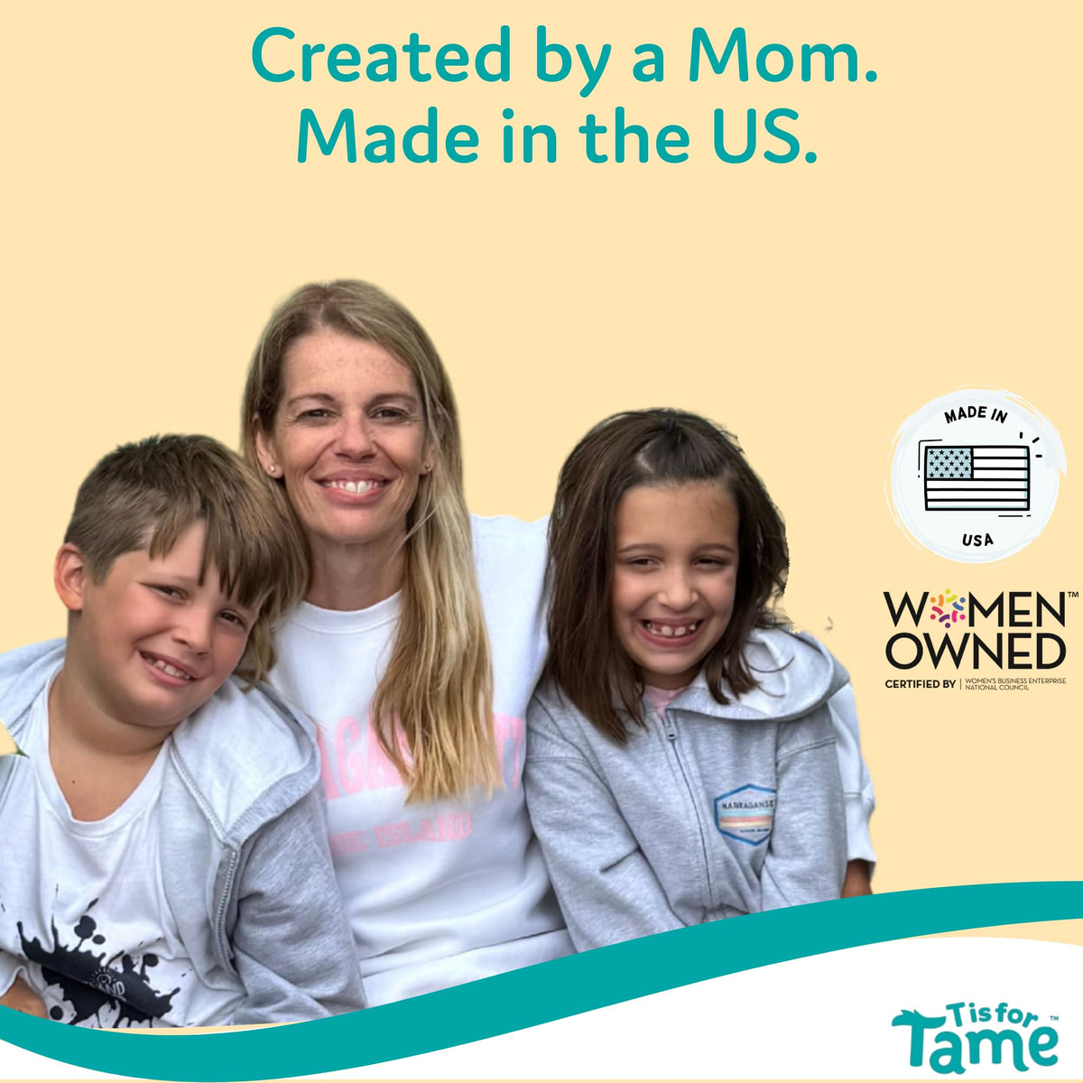 T is for Tame Kids' Hair Taming Cream 110g with application instructions