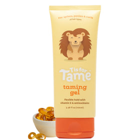 T is for Tame Kids Hair Taming Gel front view with packaging