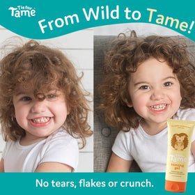 T is for Tame Kids Hair Taming Gel packaging details