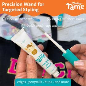 T is for Tame Taming Wand in use for styling