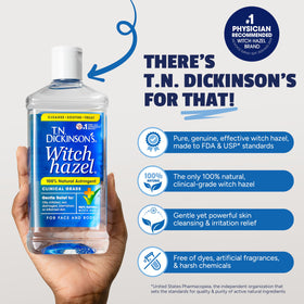 T.N. Dickinson's Witch Hazel Astringent 16 Fl Oz side view