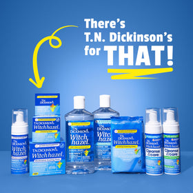 T.N. Dickinson's Witch Hazel Astringent 16 Fl Oz with other skincare products