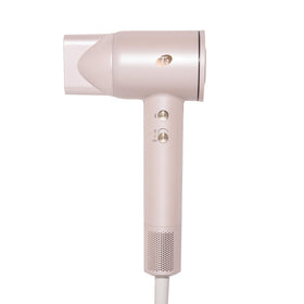 T3 LuxeDry Ionic Hair Dryer set on a stylish bathroom counter