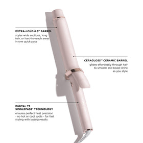 T3 SinglePass Curl X curling iron showing ProGlide clip design