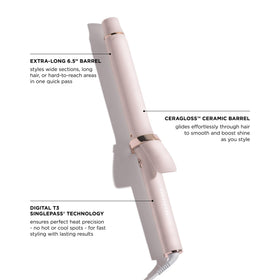 T3 SinglePass Curl X extra-long barrel close-up