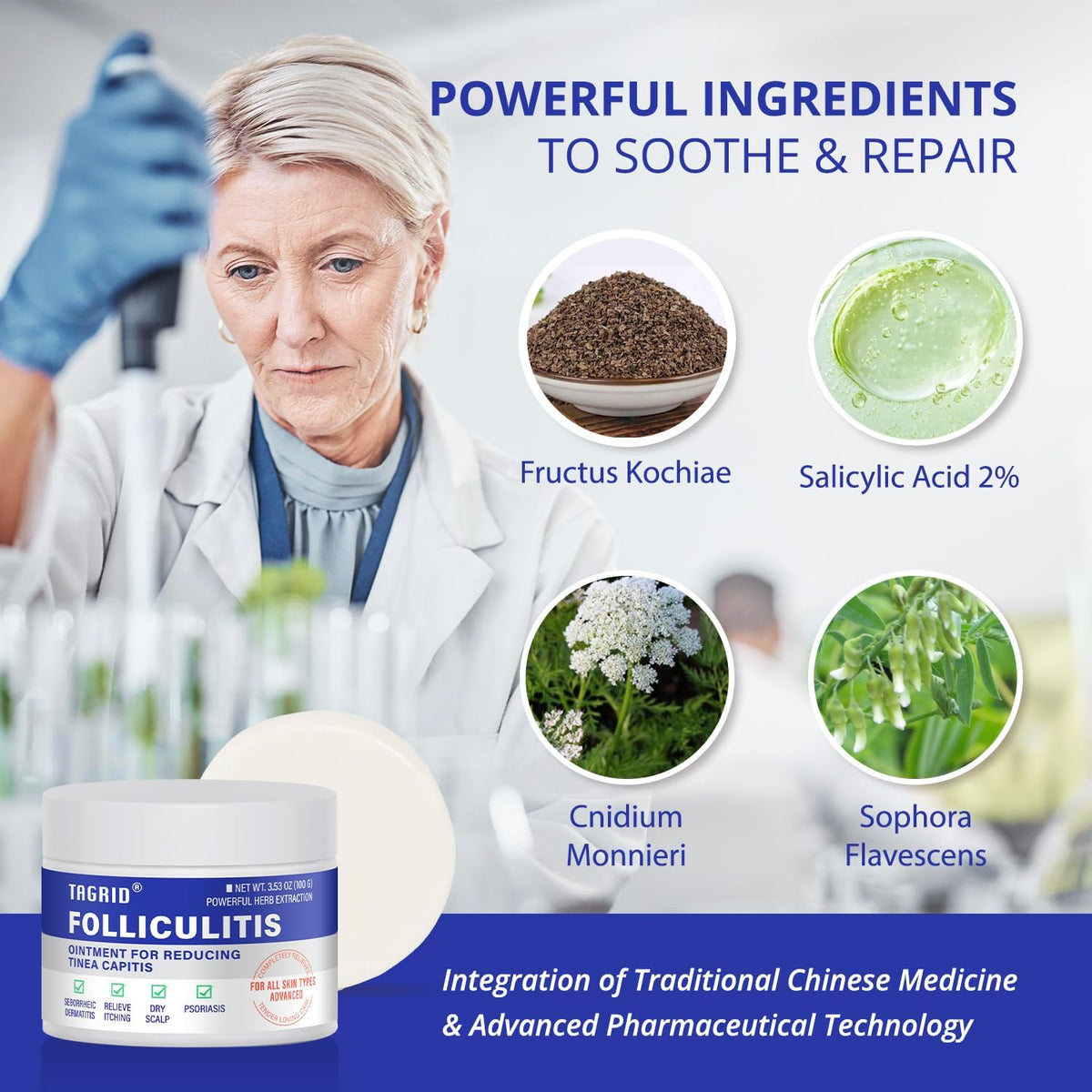 TAGRID Folliculitis Cream texture close-up