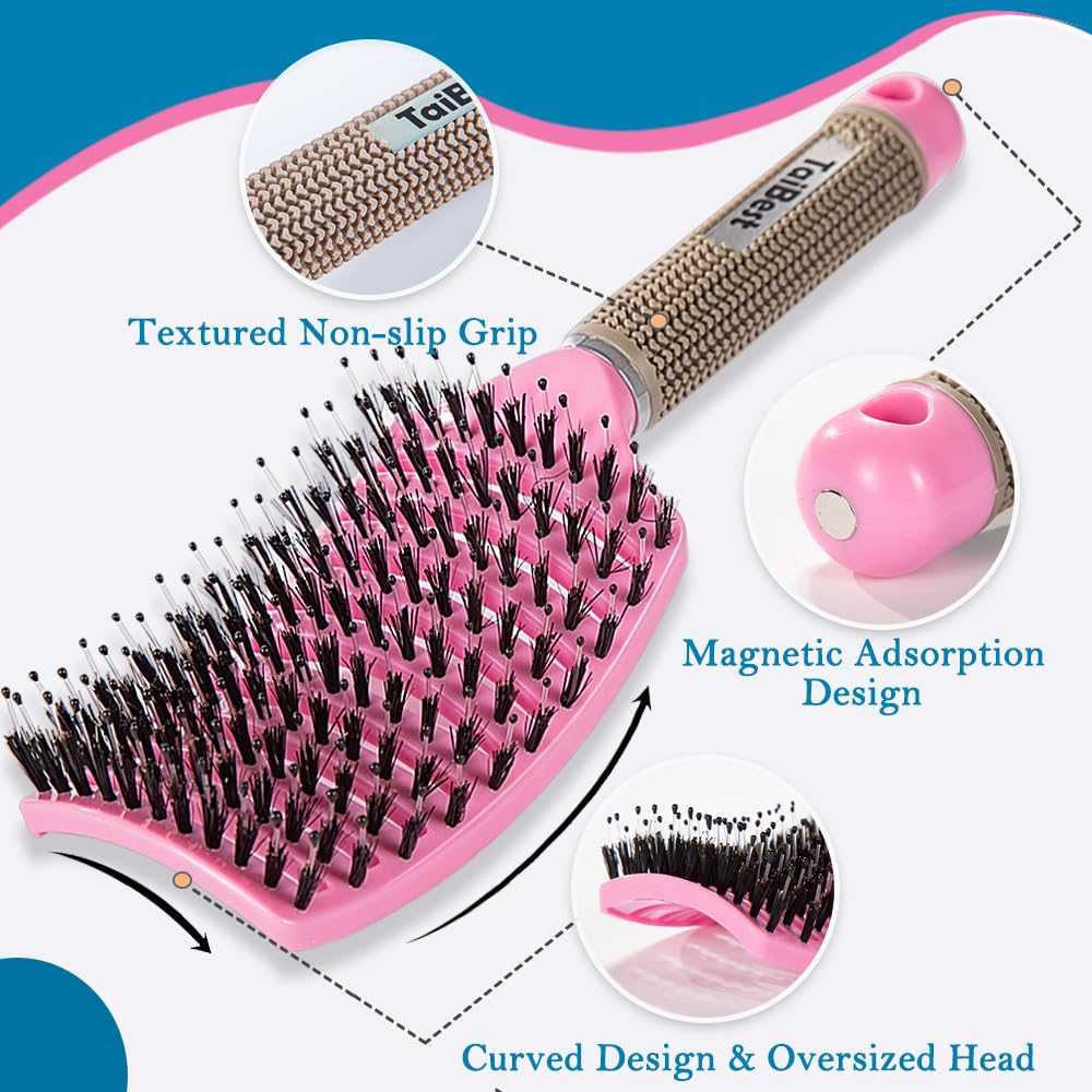 TaiBest hair brush set displayed on a countertop