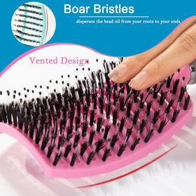 TaiBest hair brush with vented design for faster drying