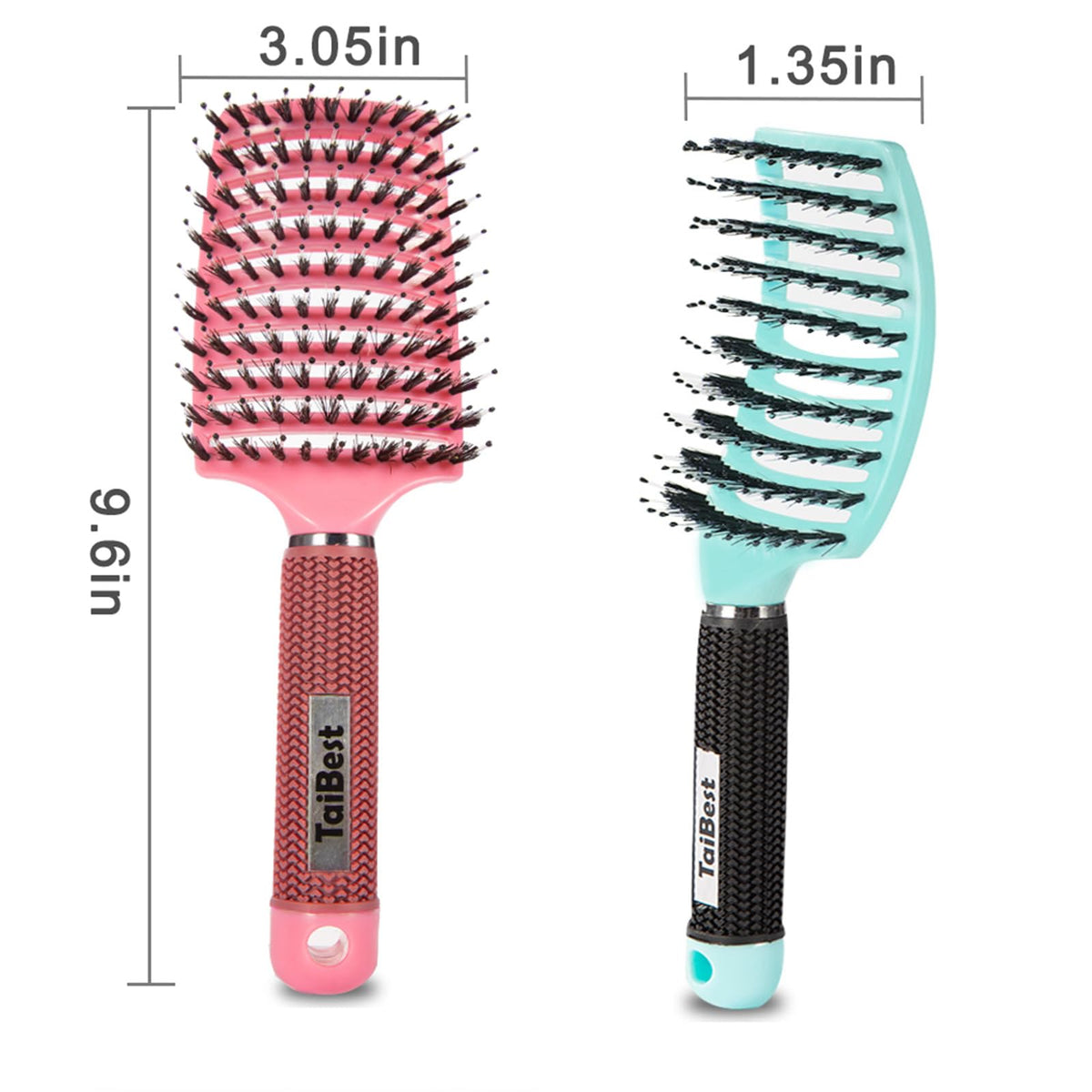 TaiBest hair brush with vented design for faster drying