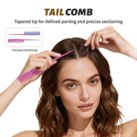 Tail comb from BALON hair brush set for sectioning